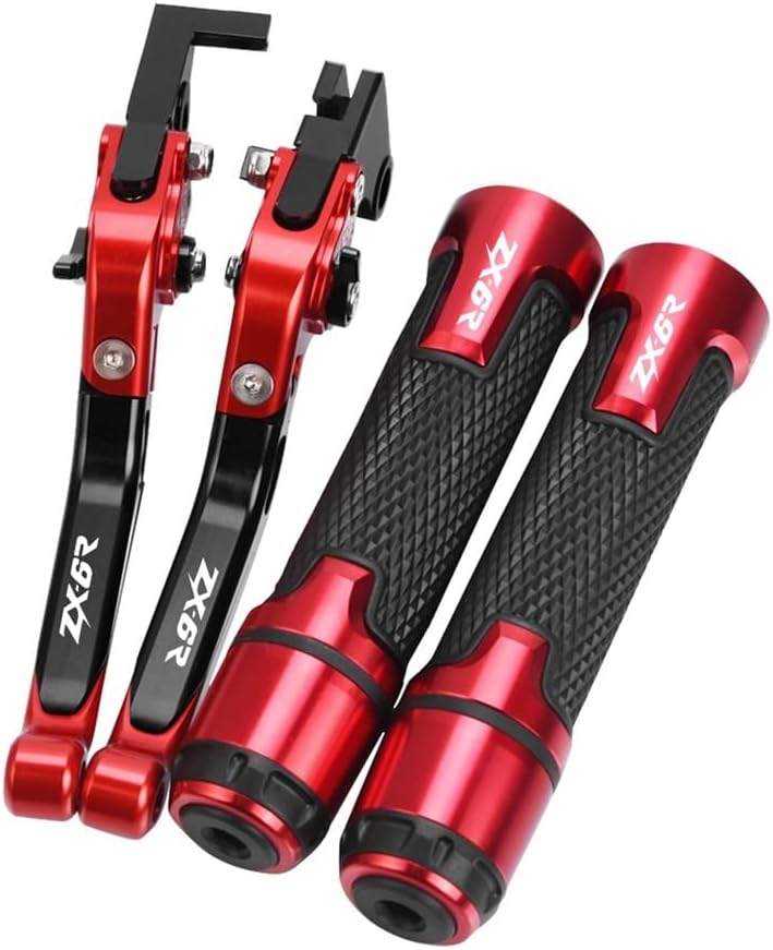 クラッチとブレーキレバー カワサキの場合 ZX6R 2005 2006 オートバイ